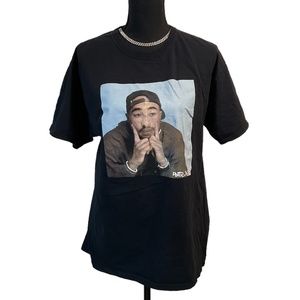 2Pac Poetic Justice Black Short Sleeve T-Shirt Size Medium